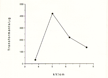 (Tfo/ ug)/(kV/cm) 